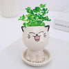 Cat Shaped Ceramic Flowerpot