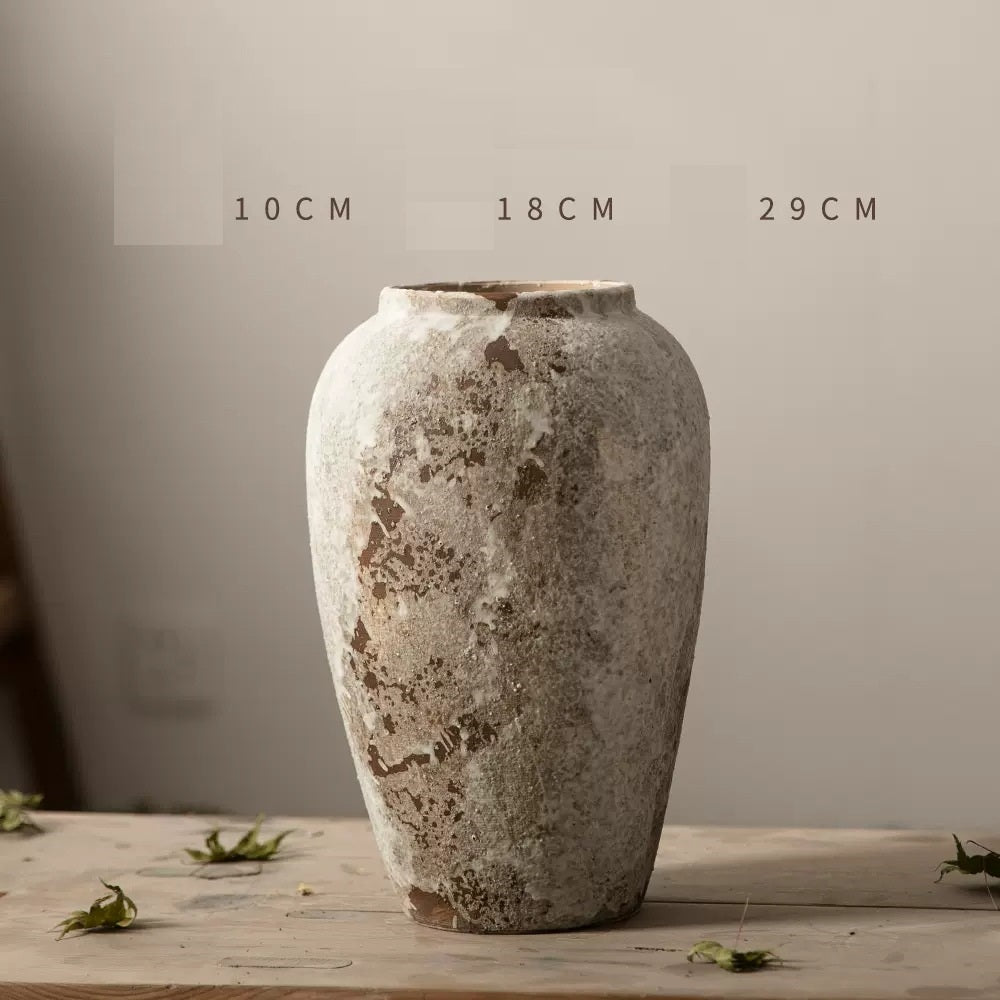Japanese Ceramic Stone Vase