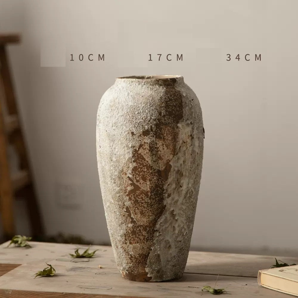 Japanese Ceramic Stone Vase