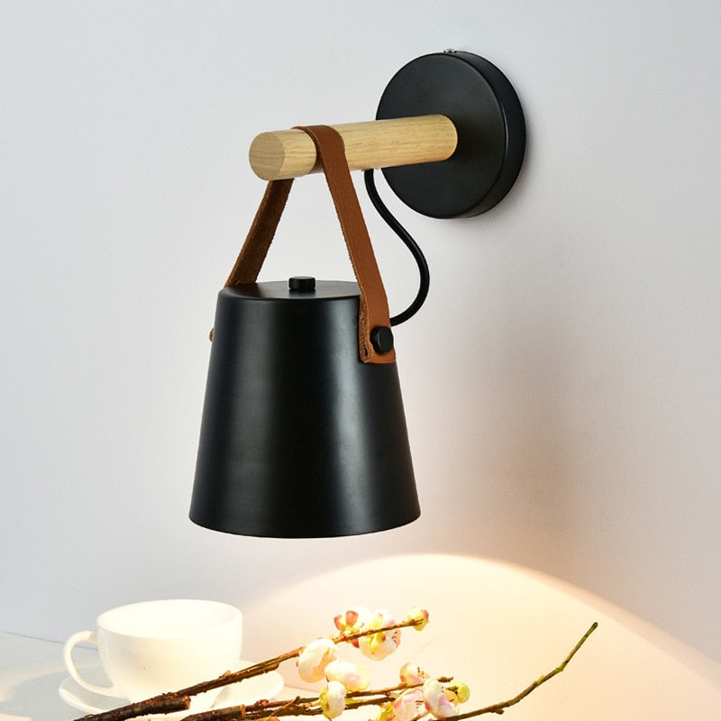 Wooden Wall Sconce